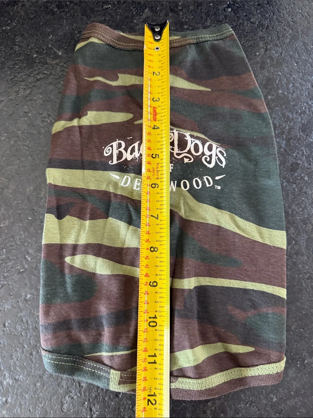 Dog Camo Shirt - Green/Brown